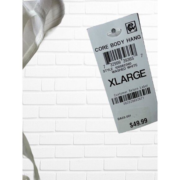 INC International concepts Women's XL Long Sleeve Lace Mesh Bodysuit‎ White New - Picture 5 of 7